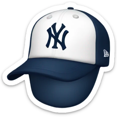new york yankees baseball cap sticker