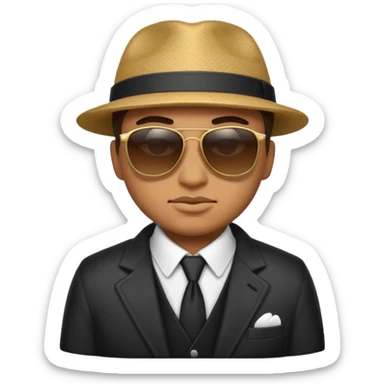Gangster classic emoji ,simular to 😎 sticker