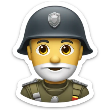 Soldat allemand sticker