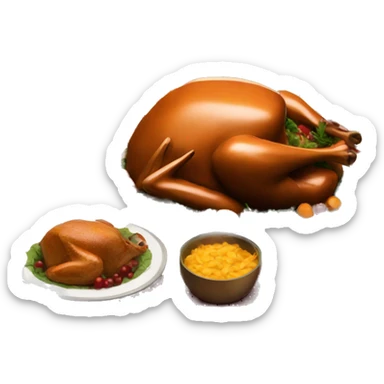 Thanksgiving dinner  sticker