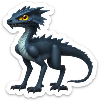 Cool Edgy Vernid species full body sticker