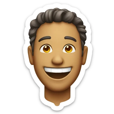 smiling fool sticker