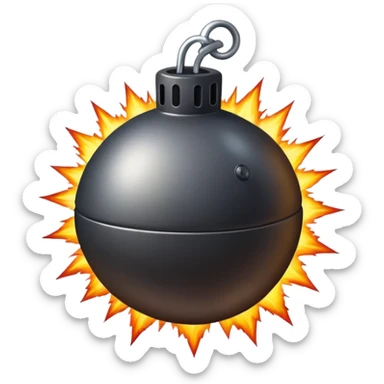 Economic bomb sticker