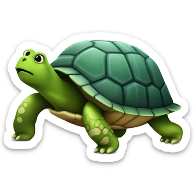 Turtle with Wifi symbol on its back sticker