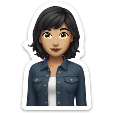 sofia black skin lgbt sticker