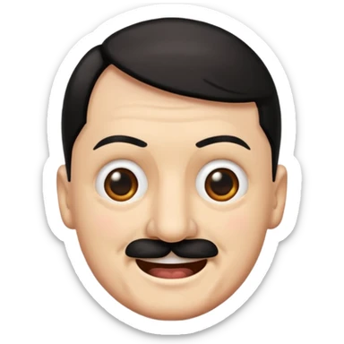 Je veux un emoji représentant Hitler sticker