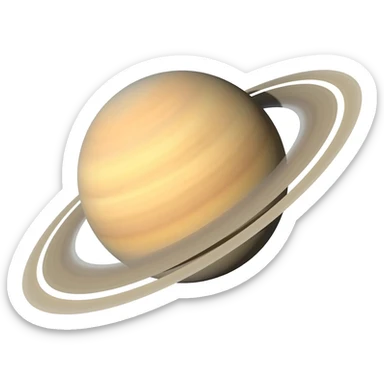 Saturn (the planet, not the surface, without the space)) sticker
