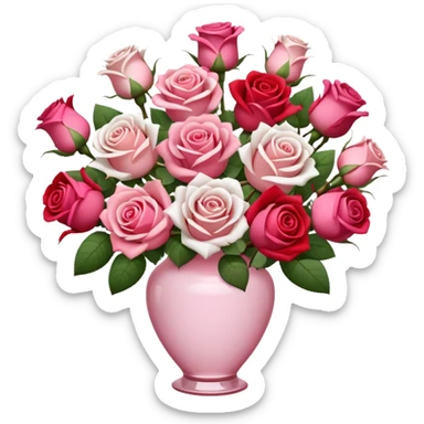 Dior Bouquet of roses  sticker
