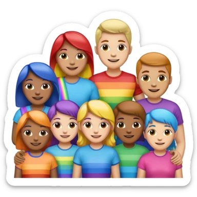 pride charcters sticker