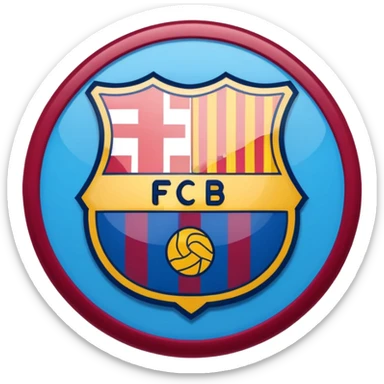 FC Barcelona logo sticker
