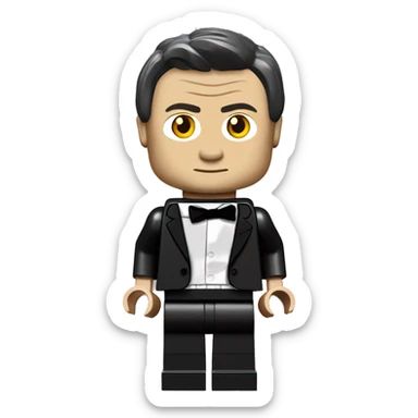 Daniel Craig lego full body sticker
