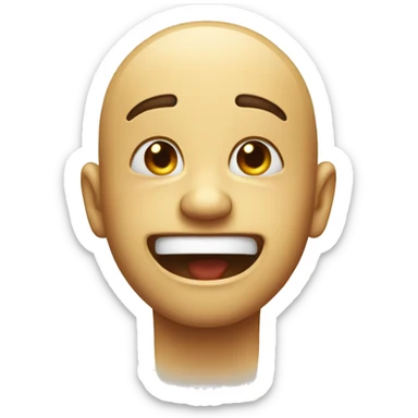 Chuckling in pain sticker