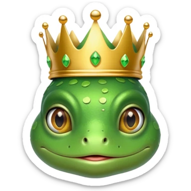 princess frog sticker