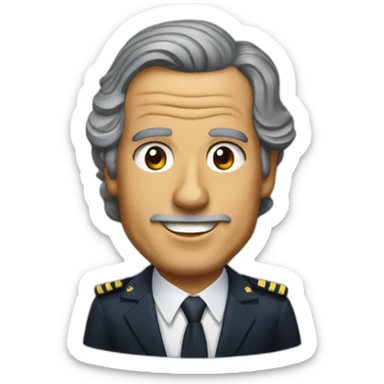 marcelo rebelo de sousa in the sea sticker