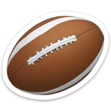 Ballon de rugby sticker