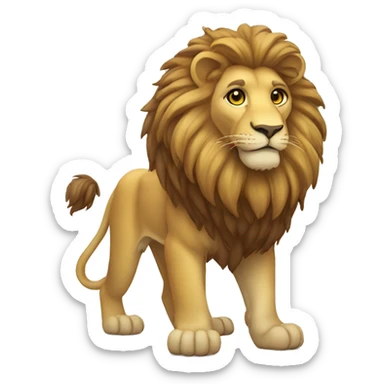 morocco atlas lion sticker