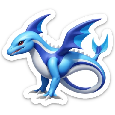 Dialga-Kyogre-Dragonair-Latios-Pokémon-Fakémon-creature sticker