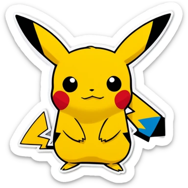Supreme pikachu sticker