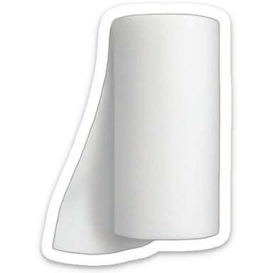 Paper towel + no face sticker