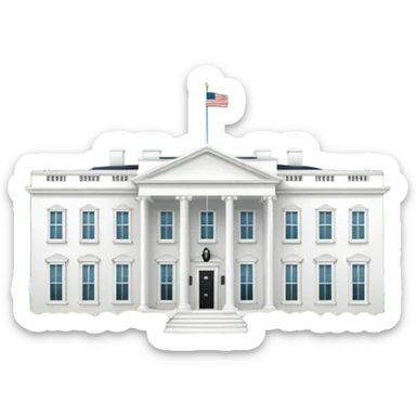 morden white house sticker