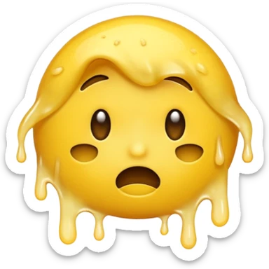 an emoji that strangles itself sticker