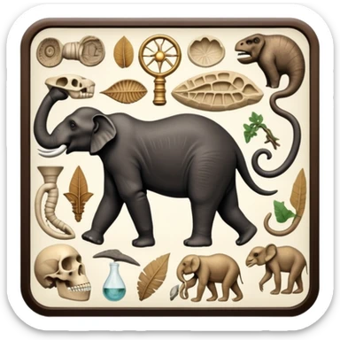 Explore human evolution, cultures, and societies through a scientific lens. Study fossils, artifacts, and ancient traditions. Anthropology unveils the story of humanity's origins and the connections between past and present societies. sticker