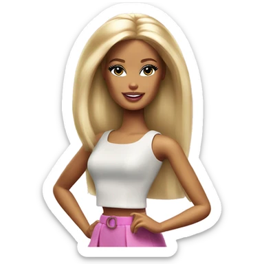 barbie sticker