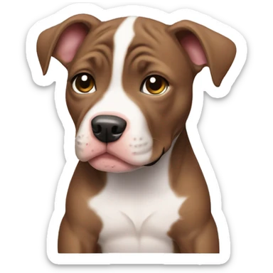 pitbull Puppy sticker