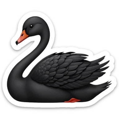 cisne negro sticker
