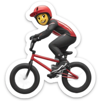 Bmx racee sticker