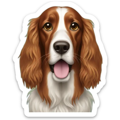 irish setter saying yes sticker