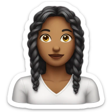 Women top crop sticker