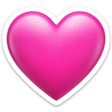 pink heart sticker