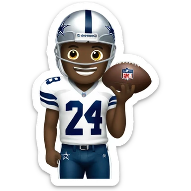 Dallas cowboys with Super Bowl trophy sticker