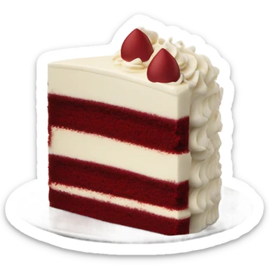 Red velvet cake  sticker