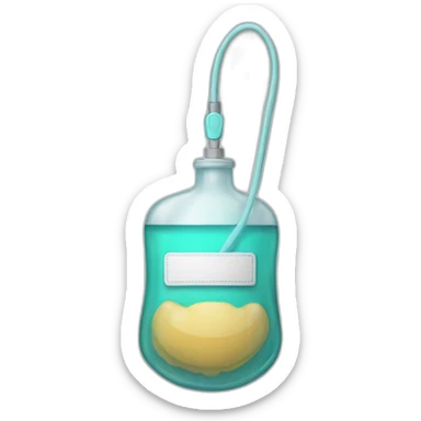 IV Bag sticker