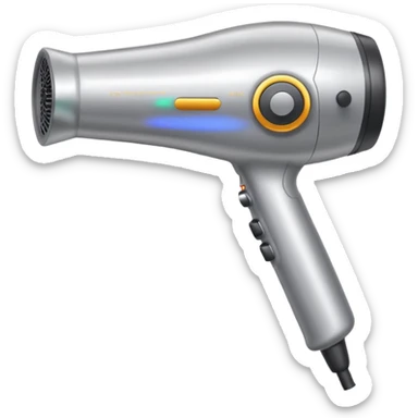 hair dryer sticker