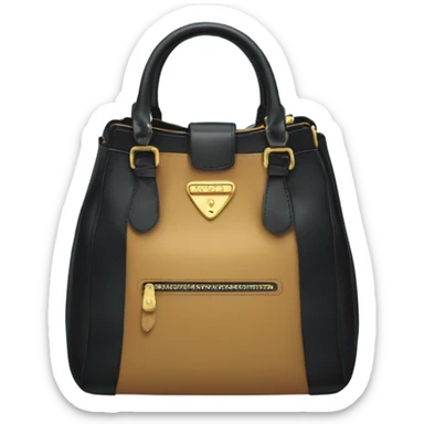 Black Prada bag sticker
