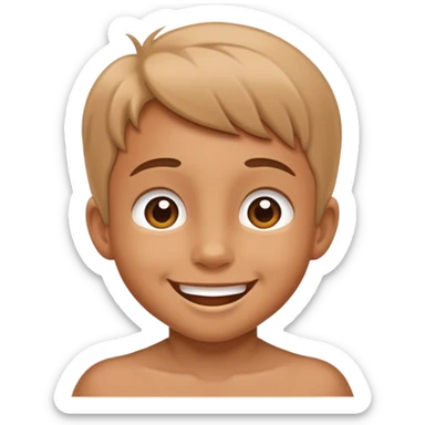 Happy kid sticker