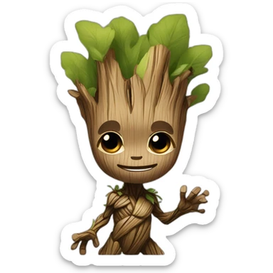 Groot caminar sticker
