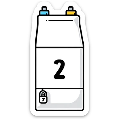 Font customization icon with typography settings sticker