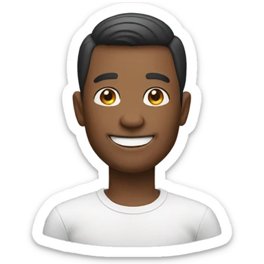 memoji man smile sticker