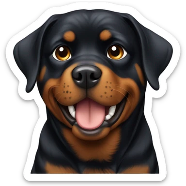 Rottweiler dog  sticker