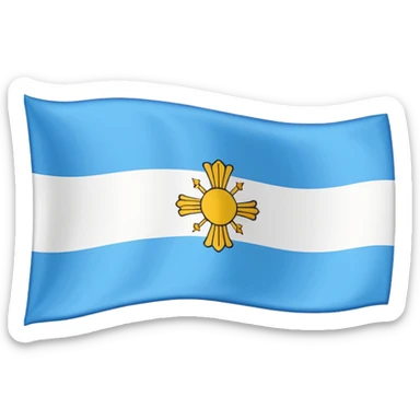 Hazme la bandera de la comunidad autónoma de galicia (España) sticker