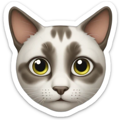 cat-with-odd-eyes sticker