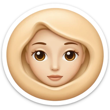 Organic cosmetic sticker