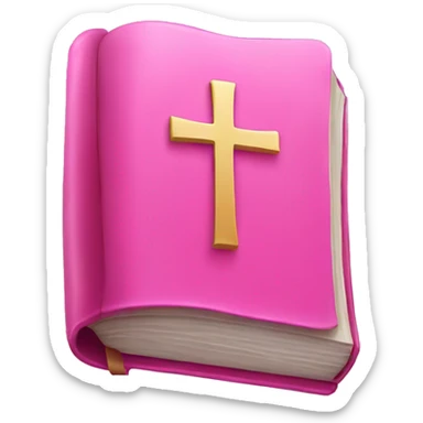 Pink bible sticker