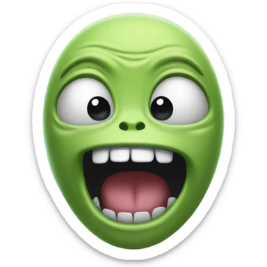 alien lot of laugh sticker