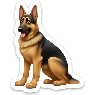 German shepherd  sticker