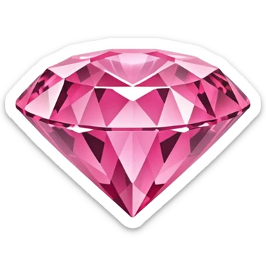 pink diamond sticker